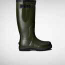 Hunter Balmoral Classic Adjustable Unisex  Dark Olive Wellington Boots additional 3