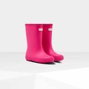 Hunter Children's First Classic Wellington Boots - Bright Pink additional 1