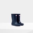 Hunter Children's First Classic Wellington Boots - Navy additional 6