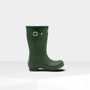 Hunter Original Children's Green Wellington Boots additional 2