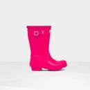 Hunter Original Kids Pink Wellington Boots additional 2