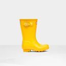 Hunter Original Children's Yellow Wellington Boots additional 2