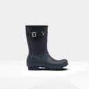 Hunter Women's Original Short Navy Wellington Boots additional 2
