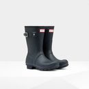 Hunter Women's Original Short Navy Wellington Boots additional 1