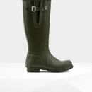 Hunter Original Men's Adjustable Tall Wellington Boots - Dark Olive additional 2