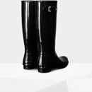 Hunter Original Tall High Gloss Black Wellington Boots additional 5