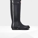 Hunter Original Tall Gloss Wellington Boots in Slate Grey additional 2