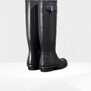 Hunter Original Tall Gloss Wellington Boots in Slate Grey additional 3