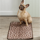 Pet Rebellion Stop Muddy Paws Leopard Print Dog Mat additional 1