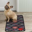 Pet Rebellion Stop Muddy Paws Tartan Print Dog Mat additional 3
