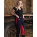 HyPERFORMANCE Sienna Ladies Jodhpurs - Navy/Raspberry additional 2