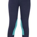 HyPERFORMANCE Belton Children's Jodhpurs - Navy/Teal additional 1