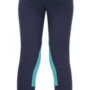 HyPERFORMANCE Belton Children's Jodhpurs - Navy/Teal additional 3