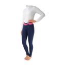 HyPERFORMANCE Brixton Elasticated Ladies Jodhpurs - Navy/Raspberry additional 1