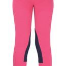 HyPERFORMANCE Belton Children's Jodhpurs - Pink/Navy additional 3