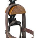 Stubbs S2077 Retro Dark Solid Wood Bridle Rack additional 2