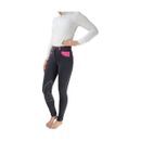 HyPERFORMANCE Diesel Ladies Jodhpurs - Charcoal/Pink additional 1