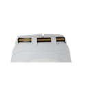 Hy Crystal Diamante Leather Belt - Brown - Gold Diamante additional 2