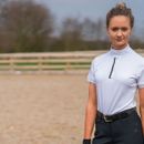 HyFASHION Ladies Roka Show Shirt - White/Black Crystal additional 2