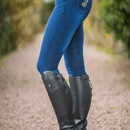 HyPERFORMANCE Cheltenham Denim Look Ladies Breeches - Washed Denim additional 3