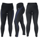 HyPERFORMANCE Supernova Ladies Riding Skins - Black/Midnight Blue additional 1