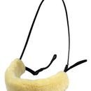 LeMieux Lambskin Breast Girth Cover - Brown additional 2