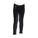 HyPERFORMANCE Stars Children's Jodhpurs - Black/Lilac &amp; Grey Stars additional 1