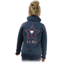 Shimmering Star Zip Fleece by Little Rider - Rose Pink/Navy additional 2