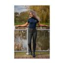HyFASHION Edinburgh Ladies Breeches - Olive Green/Midnight Navy additional 3