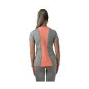 HyFASHION London Edition Sports T-Shirt - Light Grey/Neon Peach additional 3