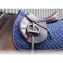 HySPEED Deluxe Saddle Pad with Cord Binding - Navy/Red, White &amp; Blue Cord additional 2