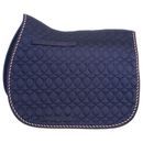 HySPEED Deluxe Saddle Pad with Cord Binding - Navy/Red, White &amp; Blue Cord additional 1