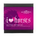 Glamourati Glitter Tattoo Kit for People - I Love Horses additional 2