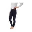 HyPERFORMANCE Brixton Elasticated Ladies Jodhpurs - Navy/Chocolate Brown additional 1
