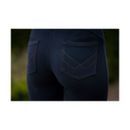 HyPERFORMANCE Brixton Elasticated Ladies Jodhpurs - Navy/Chocolate Brown additional 6