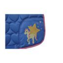Little Rider Star in Show Saddle Pad - Regatta Blue/Cameo Pink - Pony/Cob additional 2