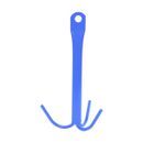 Perry Equestrian 3 Prong Tack Hook additional 2