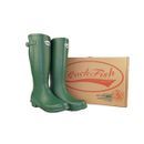Rockfish Women's Neoprene Lined Tall Adjustable Matt Wellington - Racing Green additional 2