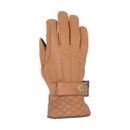 Hy5 Thinsulate™ Quilted Soft Leather Winter Riding Gloves - Tan additional 1