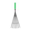 Red Gorilla Big Tidee Short Handle Plastic Mucking Out Rake additional 2