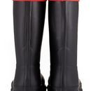 Rockfish Red Stripe Wellington Boot - Black with Red Stripe additional 3
