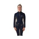 HyFASHION Kensington Ladies Long Sleeved Sports Shirt - Navy/Taupe/ Rose Gold additional 1