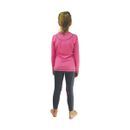 Little Rider Base Layer - Rose Pink/Navy additional 3