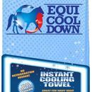 Equi Cool Down Large Towel - Blue - 13.5" x 31.5" additional 1