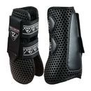 Tri-Zone Open Fronted Tendon Boots - Black - Horse (M/L) additional 1