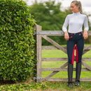 HyPERFORMANCE Saxby Silicone Jodhpurs - Marine Navy/Red additional 4