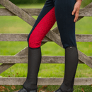 HyPERFORMANCE Saxby Silicone Jodhpurs - Marine Navy/Red additional 3