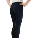 HyPERFORMANCE Stella Children's Riding Tights - Navy/Yellow additional 2