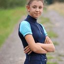 HyFASHION Mizs Beatrice Sports Shirt - Navy/Peppermint Green additional 3
