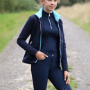 HyFASHION Mizs Beatrice Fleece Jacket - Navy/Peppermint Green additional 3